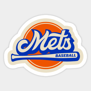 Mets Up to Bat Sticker
